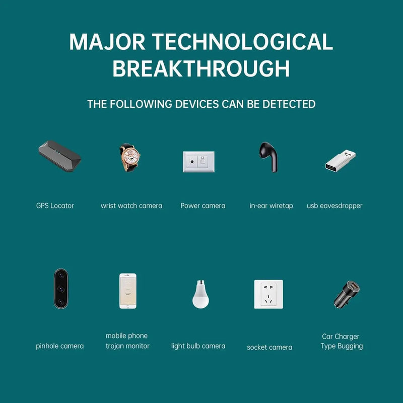 Detektoren für versteckte Kameras | Detektor für versteckte Geräte | Detektor für Spionagekameras | Wanzendetektor