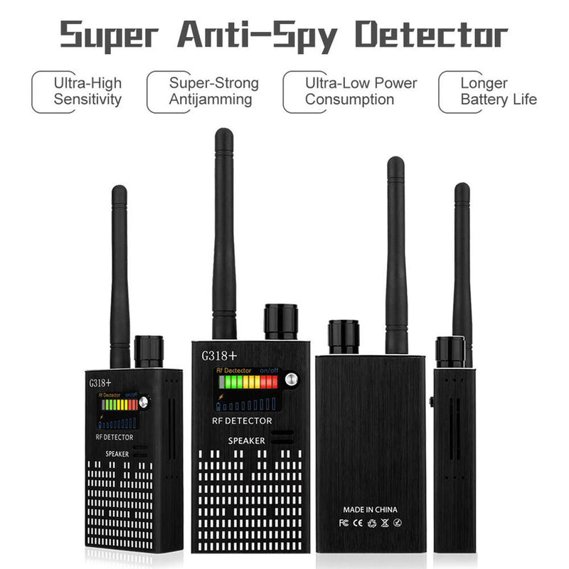 Anti-Spy Signal Bug RF Detector Hidden Camera Laser Lens GSM GPS Device Finder
