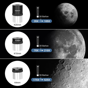 700 mm professionelles astronomisches Teleskop mit Telefonadapter