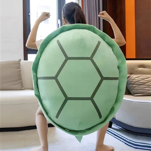 Wearable Turtle Shell Pillows Soft Stuffed Costume Toy 39.4 inch Plush Gift