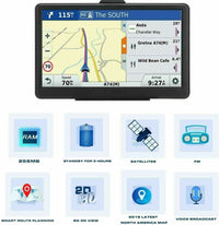 7 Inch Car & Truck GPS Navigation System 256MB+8GB Navigator