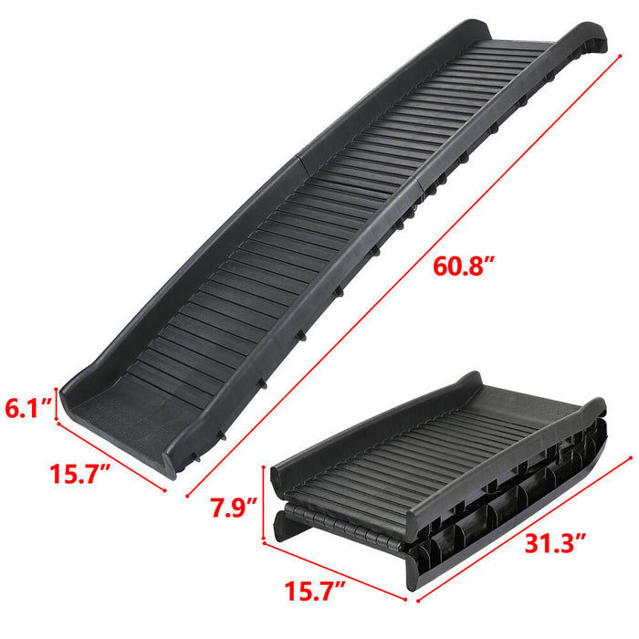 Folding Ladder Ramp for Pets | Dog Stairs Ladder for Car