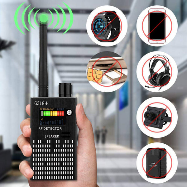 Anti-Spionage-Signal-Bug-RF-Detektor, versteckte Kamera, Laserlinse, GSM-GPS-Gerätefinder 