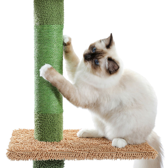 Adjustable Cat Tree Scratching Post - Cat Climbing Tower