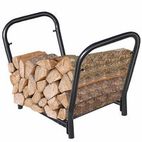 Premium Metal Indoor / Outdoor Chopped Firewood Storage Rack