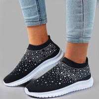 Anicia Crystal Breathable Orthopedic Slip-On Walking Shoes