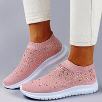 Anicia Crystal Breathable Orthopedic Slip-On Walking Shoes