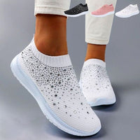 Anicia Crystal Breathable Orthopedic Slip-On Walking Shoes