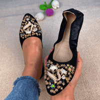 Rosanna Rhinestone Flats