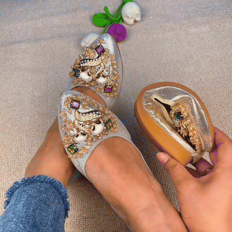 Rosanna Rhinestone Flats